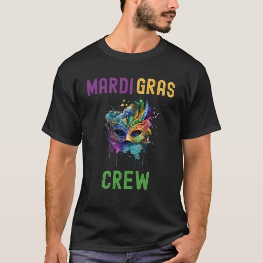 T-shirt Mardi Gras New Orleans Cite Famille (Devant)