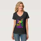 T-shirt Mardi Gras Newfoundland Dog Lover Carnival Jester_ (Devant entier)