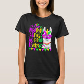 T-shirt Mardi Gras No Prob Llama Alpaca Funny Carnival Cos (Devant)