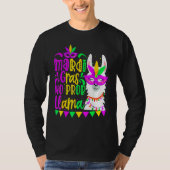 T-shirt Mardi Gras No Prob Llama Alpaca Funny Carnival Cos (Devant)