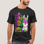 T-shirt Mardi Gras No Prob Llama Alpaca Funny Carnival Cos (Devant)