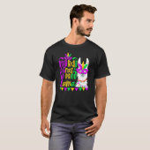 T-shirt Mardi Gras No Prob Llama Alpaca Funny Carnival Cos (Devant entier)