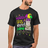 T-shirt Mardi Gras No Prob Llama Alpaca Funny Carnival Cos (Devant)