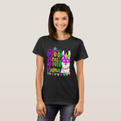 T-shirt Mardi Gras No Prob Llama Alpaca Funny Carnival Par (Devant entier)