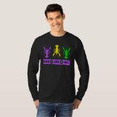 T-shirt Mardi Gras Parade Peace Love Crawfish Crayfish New (Devant entier)
