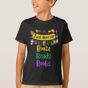T-shirt Mardi Gras Pour Hommes Femmes Je suis juste ici po