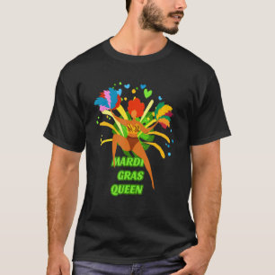 T-shirt Mardi Gras Queen Cruise Croisière Masque Croisière