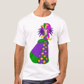 T-Shirt Mardi Gras Queen Mens (Devant)