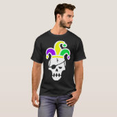 T-shirt Mardi Gras Skull Jester Hat Carnival Mexican Parad (Devant entier)