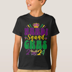 T-shirt Mardi Gras Squad 2024 Célébration du Groupe Corres
