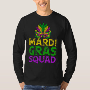 T-shirt Mardi Gras Squad Party costume tenue Funny Mardi
