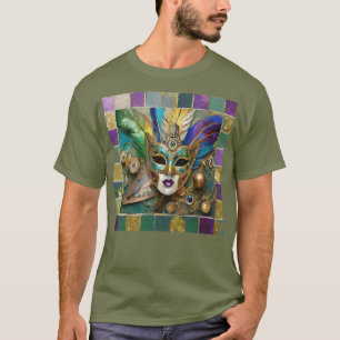 T-shirt Mardi Gras Troisième Oeil Gold Céramique Masque