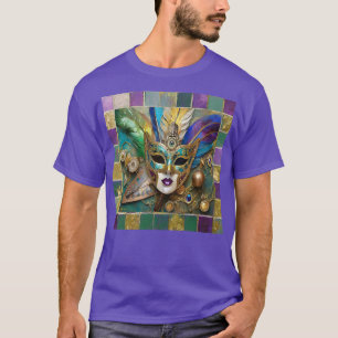 T-shirt Mardi Gras Troisième Oeil Gold Céramique Masque