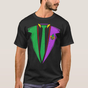 T-shirt Mardi Gras Tuxedo 2023 Tux Gros Mardi Parti Costu