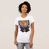 T-shirt Mardi Gras Vest avec perles (Devant entier)