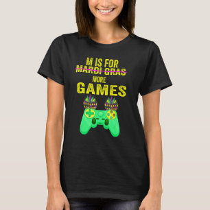 T-shirt Mardi Gras Video Game Controller Awesome Boys Coût