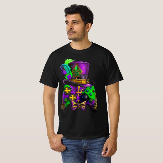 T-shirt Mardi Gras Video Game Controller E sport pour enfa (Devant entier)