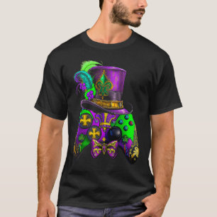 T-shirt Mardi Gras Video Game Controller E sport pour enfa