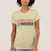 T-shirt Mardi Gras violet vert jaune (Devant)