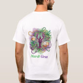 T-shirt Mardi Gras Watercolor Celebration  (Dos)