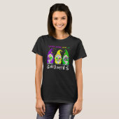 T-shirt Mardi Gras With My Gnomies Three Gnome Costume Gif (Devant entier)