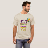 T-Shirt Mardi Gras Y'all (Devant entier)