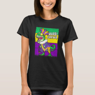 T-shirt Mardi Grawr Dinosaur Mardi Gras T Rex Dino Garçons