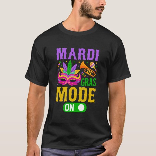 T-shirt Mardy Gras Mode Mardi Gras Mardi (Devant)