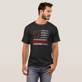 T-shirt Maréchal Ferrage Sabot Équidé _2 (Devant entier)