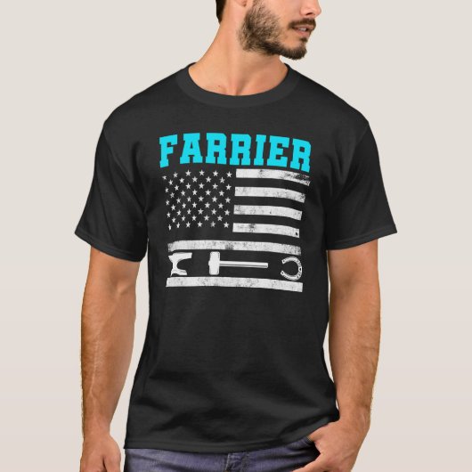 T-shirt Maréchal Ferrage Sabot Équidé _29 (Devant)