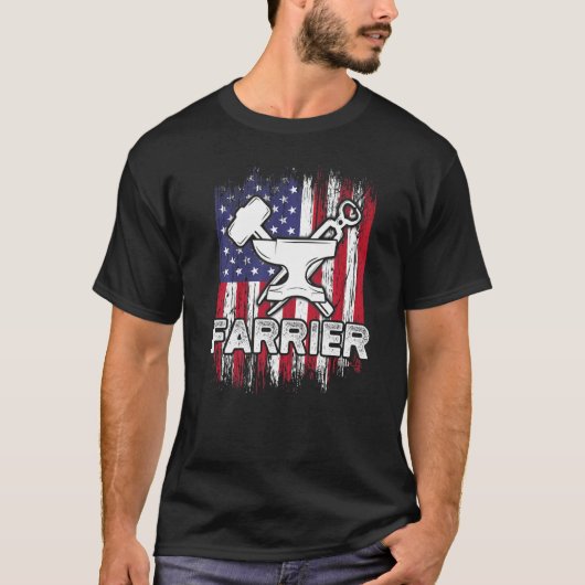 T-shirt Maréchal Ferrage Sabot Équidé _3 (Devant)