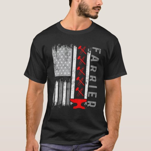 T-shirt Maréchal Ferrage Sabot Équidé _30 (Devant)