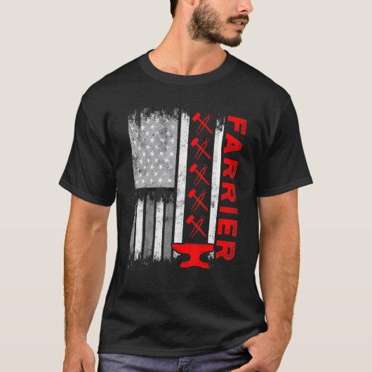 T-shirt Maréchal Ferrage Sabot Équidé _39 (Devant)