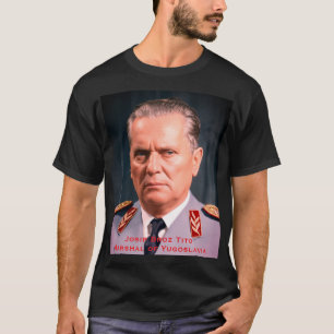 T-shirt Maréchal Josip Broz Tito Yougoslavie Tenue Militai