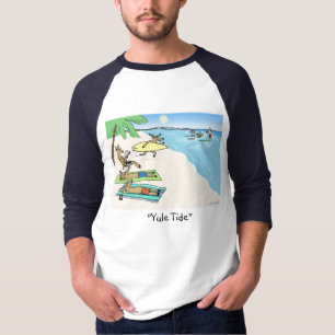T-shirt Marée Père Noël de Noël et vacances de vacance