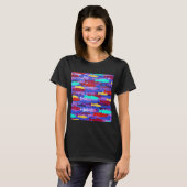 T-shirt Marée violette (Devant entier)
