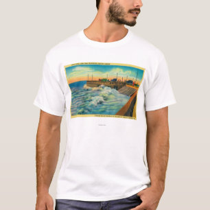 T-shirt Marées hautes chez PromenadeSeaside, OU