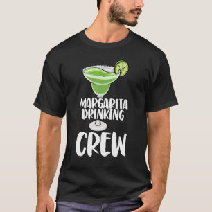T-shirt Margarita Boire Crew Hommes Coctail Party Love 2