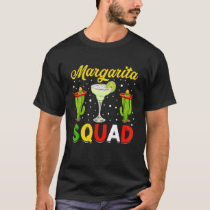 T-shirt Margarita Squad Casquette mexicain Happo Cinco De 