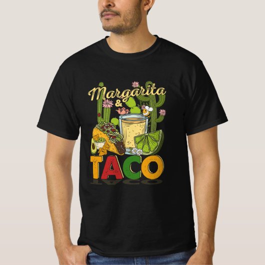 T-shirt Margarita Tacos Funny Margarita Tequila Drinker Ta (Devant)