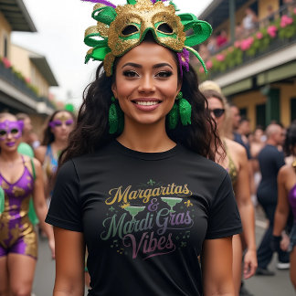 T-shirt Margaritas et Mardi Gras Vibes