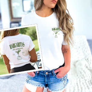 T-shirt Margaritas Et Mariage Bachelorette Personnalisée