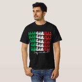 T-shirt Margaritas Squad Design rétro (Devant entier)