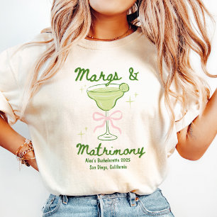 T-shirt Marges & Mariage Bachelorette Tee personnalisée