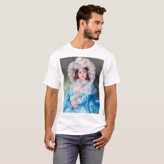 T-shirt Margot en bleu, Mary Cassatt (Devant entier)