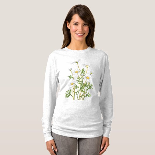 T-shirt Marguerite blanche (Devant entier)