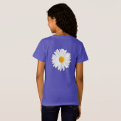 T-Shirt marguerite blanche (Dos entier)