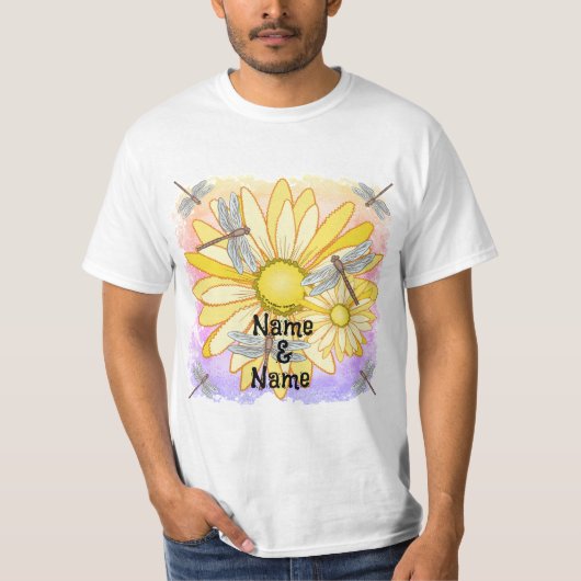 T-shirt Marguerite Jaune (Devant)
