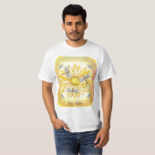 T-shirt Marguerite jaune Libellule (Devant entier)