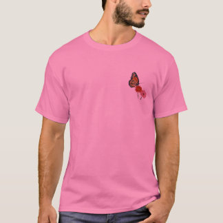 T-shirt Marguerite rose, chemise de monarque